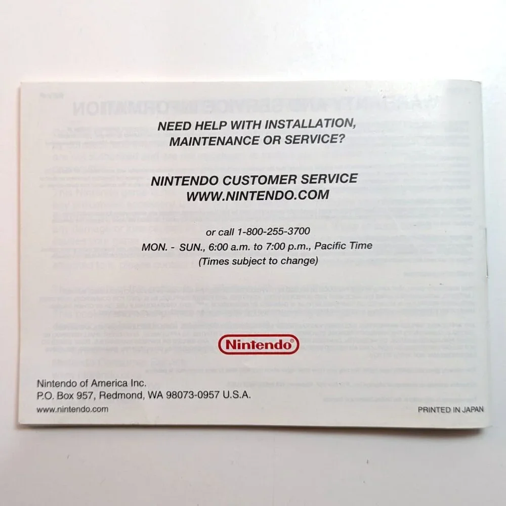 Final Fantasy V Manual Booklet Nintendo Game Boy Advance GBA Original Authentic